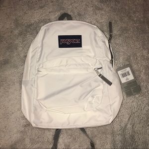 WHITE JANSPORT BACKPACK BRAND NEW